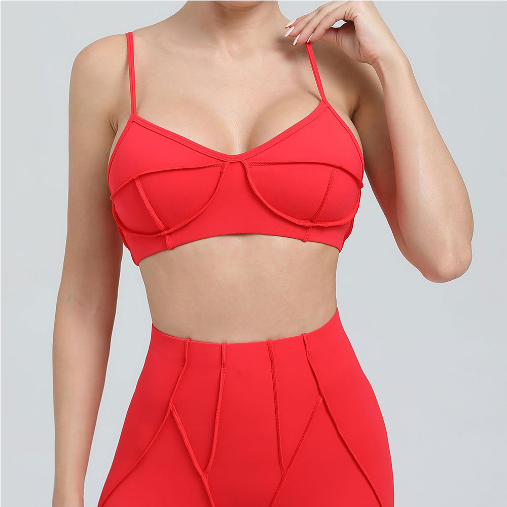 Sports Equipment Logo - Sport-BH Anti-Schweiß Fitness-Top Damen Yoga-BH Stoßfestes