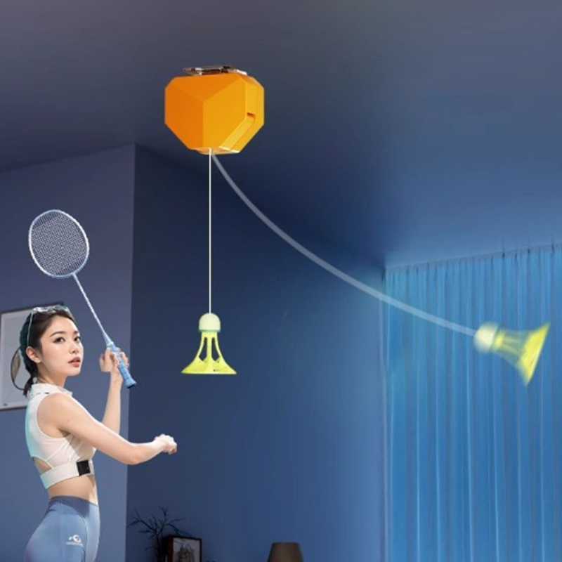 Sports Equipment For Badminton - Verstellbarer Badminton-Trainer mit Rückprallfunktion Einzel-Übungsgerät für