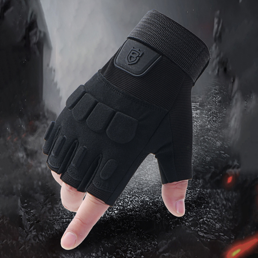 Sports Equipment And Names - Jagd-Trainingshandschuhe, Halbfinger-Handschuhe, atmungsaktiv, rutschfest, für Sport,