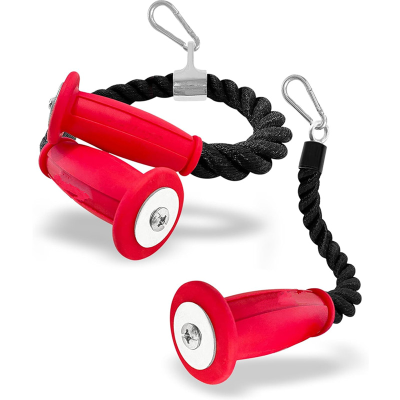 Sports Equipment Meaning - Ergonomische Trizeps-Seile, rutschfeste Kabelbefestigung, Fitnessstudio oder