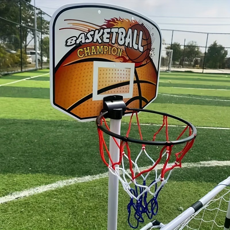 Sports Equipment 3 Year Old - Großes 2-in-1 Tragbares Plastik-Fußball- und Basketballtor