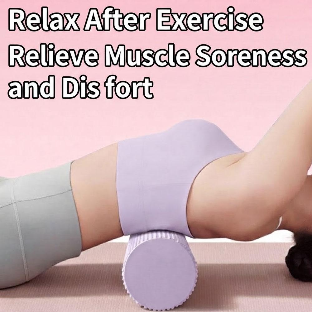 Sports Equipment For Schools - Yoga-Schaumstoffrolle EVA Hochdichte Yoga-Säule Pilates-Schaumstoffrolle Übungs-Rückenmassagerolle