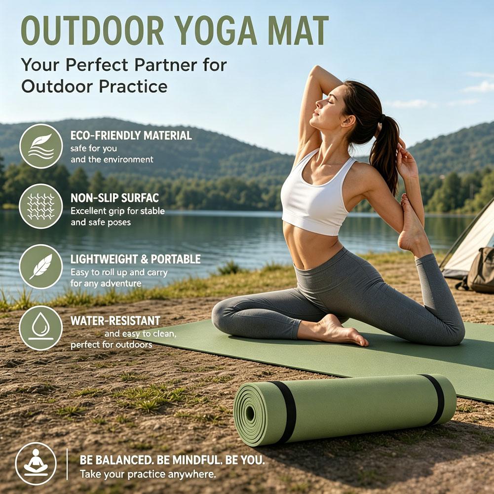 Sports Equipment For Schools - Rutschfeste Übungs-Fitnessmatte Pilates-Matte Körperaufbau-Decke Sport-Fitnessmatte Gymnastikmatte