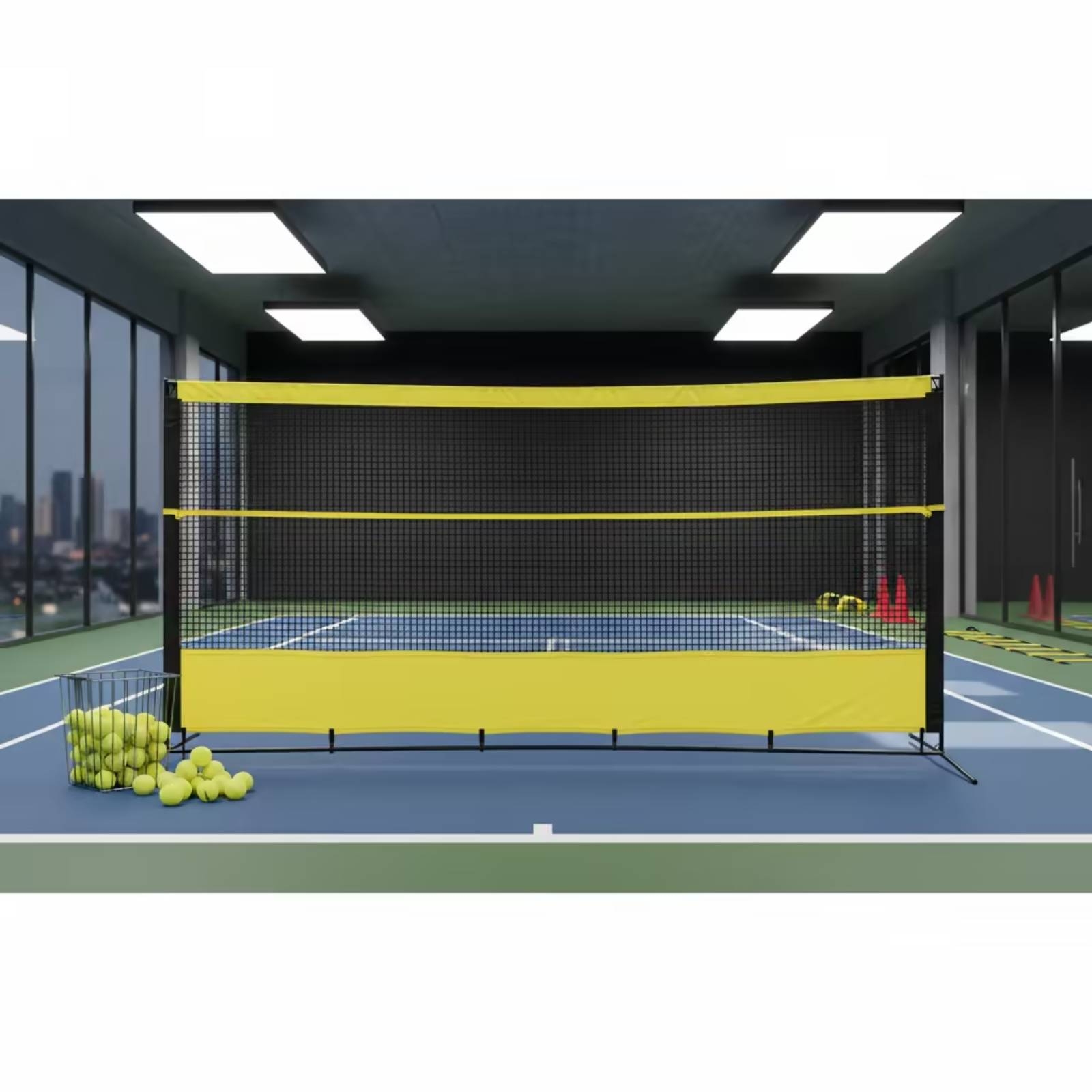 Tennis-Rückprallnetz mit Tasch – Sports Equipment For Training Bewertung und Preis