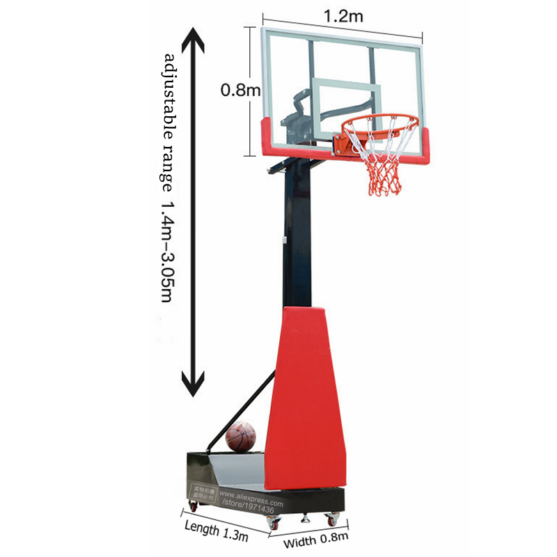 Höhenverstellbarer, tragbarer, – Sports Equipment For Schools Bewertung und Preis