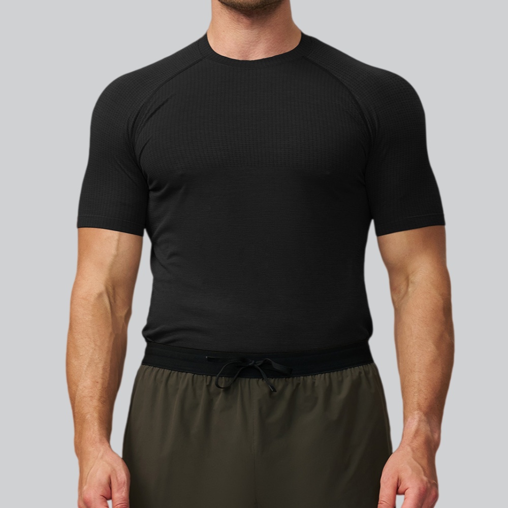 Herren Einfarbiges Sport-T-Shi – Sports Equipment Logo Bewertung und Preis